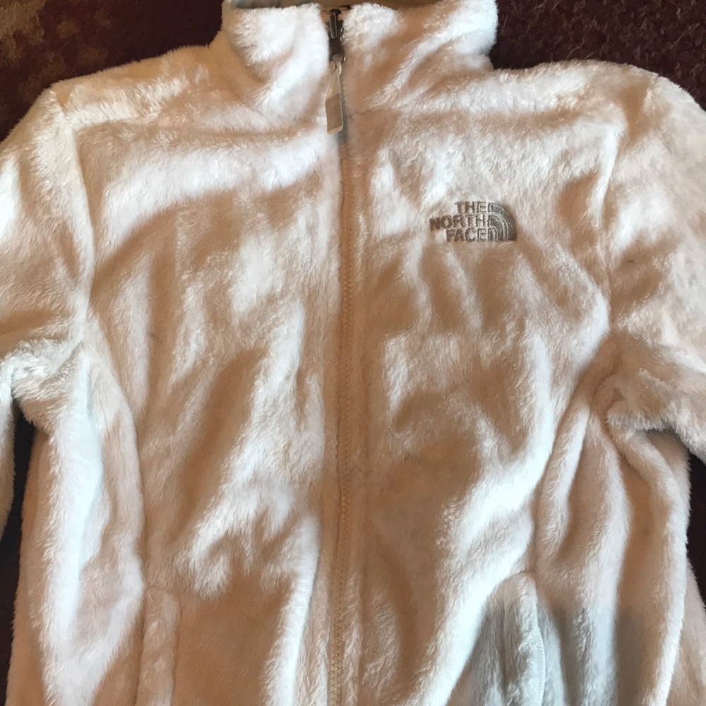 North face white fleece